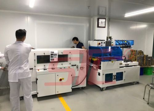 Máy đóng gói màng co tốc độ cao. Model:FL-5545TBD